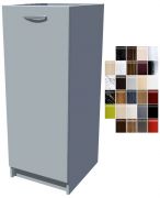 Lesklá potravinová skříň sloupek Carmen