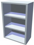 Horní poličky 60 cm