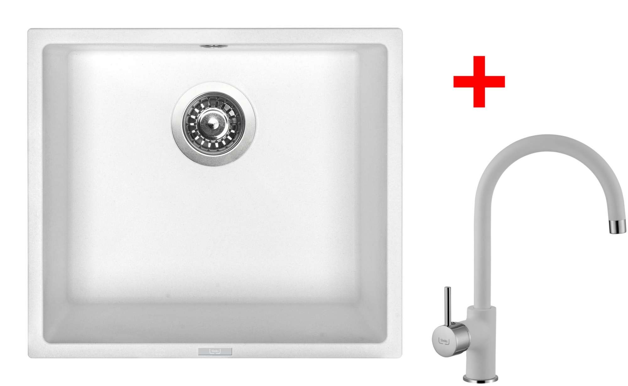 Sinks FRAME 457 Milk+VITALIA GR