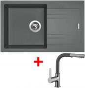Sinks LINEA 780 N Titanium+ENIGMA S GR