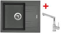 Sinks LINEA 600 N Titanium+MIX 350P