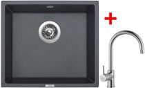 Sinks FRAME 457 Titanium+VITALIA